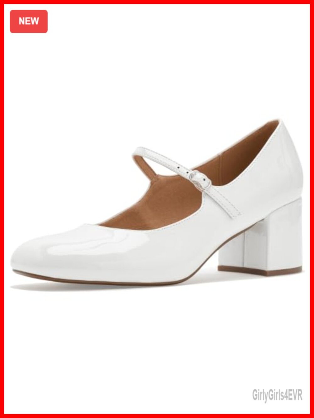 Journee Collection Okessa Block Heel Sandals Patent Faux Leather Buckle
